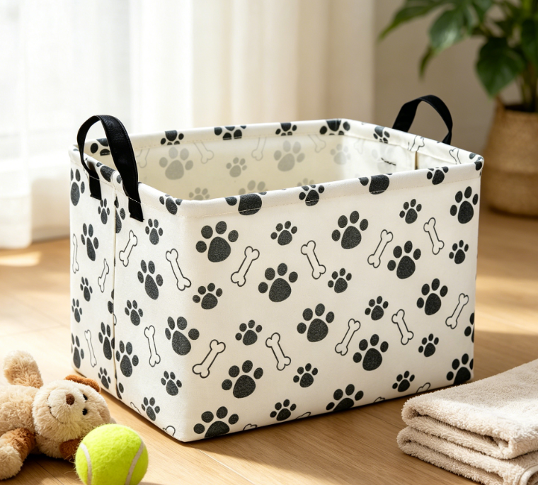 Multi-functional storage box with lid, window design, foldable clothing storage box, three-piece set, dark gray - Image 2