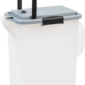 Heavy-Duty Universal Storage Boxes for Pet Food and Cat Litter, Wheeled Sealed Storage Buckets