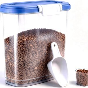 Ultra-thin pet food airtight storage box Transparent Dry Food Storage Containers
