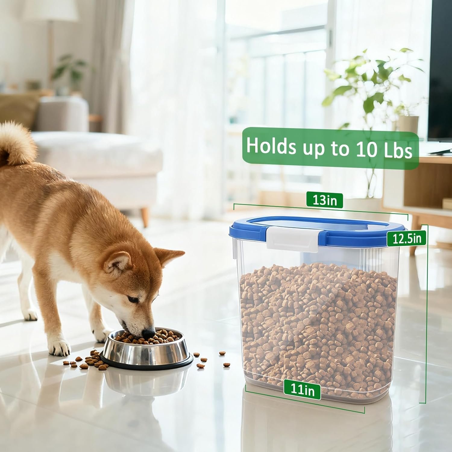 Ultra-thin pet food airtight storage box Transparent Dry Food Storage Containers - Image 2