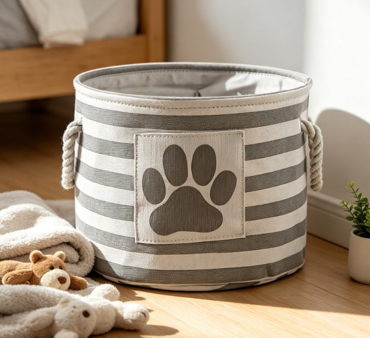 Rectangular multi-functional storage basket, foldable household organizer box - Image 2