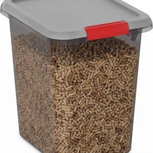 Heavy-Duty Pet Dry Food Storage Buckets, Leak-Proof Locking, Durable Storage Boxes
