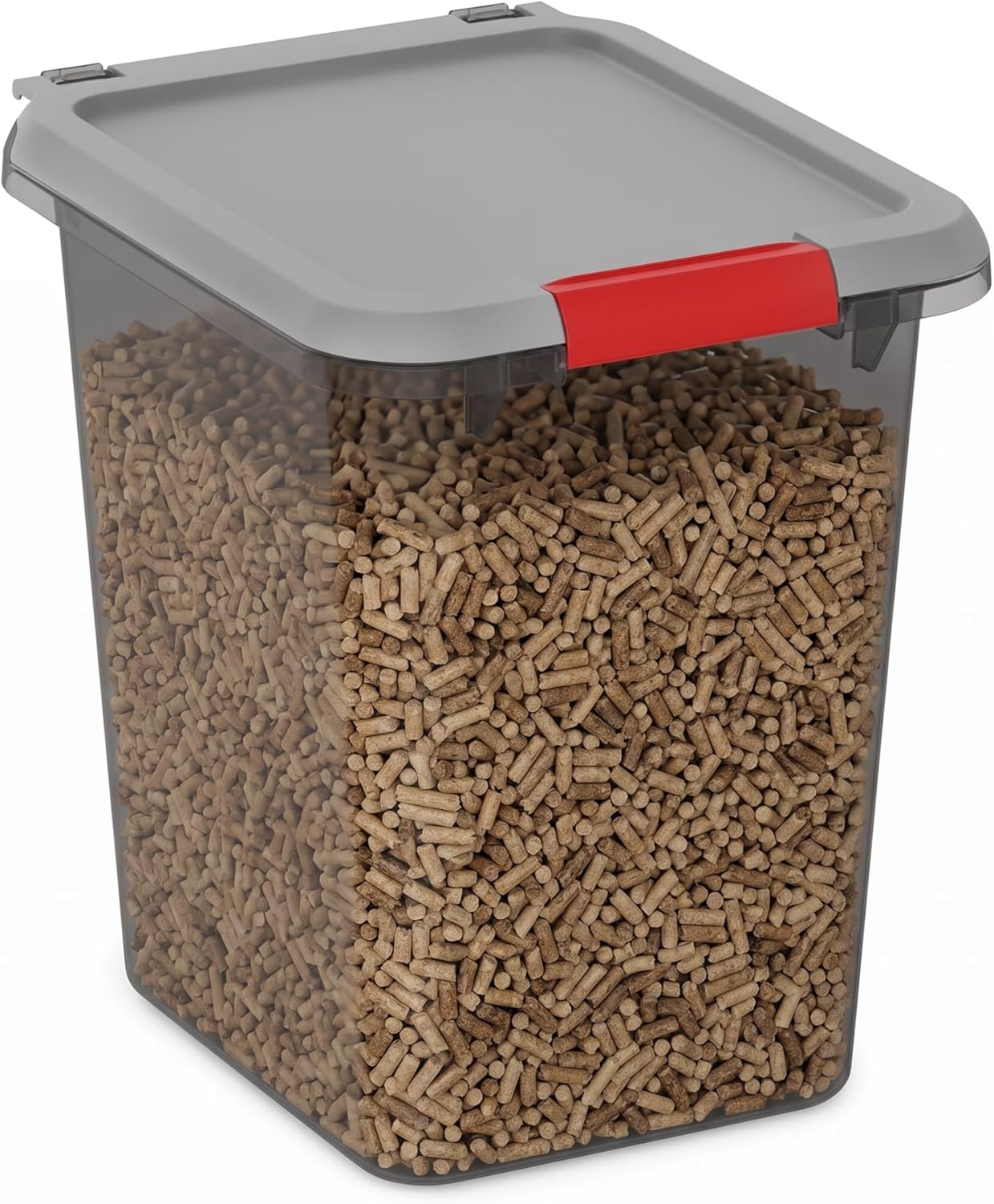 Heavy-Duty Pet Dry Food Storage Buckets, Leak-Proof Locking, Durable Storage Boxes