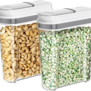 Transparent Dry Goods Dividing Storage Box Sets, Multi-Purpose Grain Storage Containers